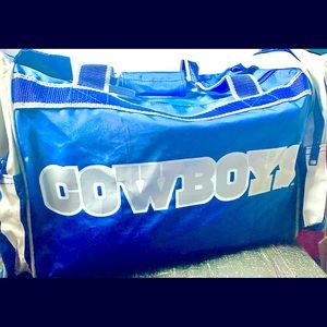 ⭐️🏈 Dallas Cowboys Blue, white, silver Duffle Bag